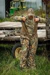Realtree Men's Edge Camo Hunting Insulated Water-Resistant Breathable Midweight Super Warm Bibs Coveralls | Size X-Large