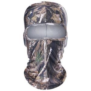 WTACTFUL Camouflage Face Mask, Camo Balaclava Face Mask for Hunting Hunter 1pcs