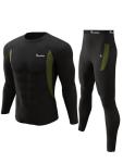 romision Thermal Underwear Long Johns for Men Fleece Lined Base Layer Cold Weather Hunting Gear Bottom and Top Set