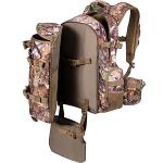 BLISSWILL Large Hunting Backpack with padded weapon compartment for Bow Rifle with Waterproof Rain Cover Hunting Gear Accessories 40L(Supercamo Timber)