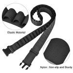 EZshoot Shotgun Bandolier for 12 or 20 Gauge Large Capacity Adjustable Nylon Shell Shoulder Carrier Belt Hold 56 Shells Black