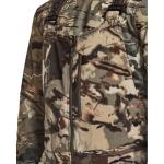 Under Armour Mens Rut Windproof Bib | Scent Control for All Season Outdoor Use | Waterproof Windproof Silent Microfleece