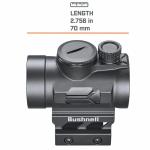 Bushnell TRS-26 1x26 Red Dot Scope, Reflex Red Dot Sight with 3 MOA and 50,000 Hours of Battery Life