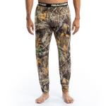 Realtree Men's Polyester Performance Baselayer Thermal Underwear Long Johns Bottom, Realtree Edge Camo, Large