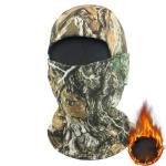 Winter Warm Windproof Camo Balaclava Face Mask for Men, Cold Weather Tactical Ski Mask for Hunting, Skiing, Motorcycling (US, Numeric, 0, Bionic Leaf)