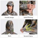 LOOGU Men’s Hunting Camo Shirt Lightweight, Camouflage Shirts for Men Long Sleeve Shirt for Fishing Hiking Camping