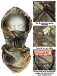 Hunting Face Mask for Cold Weather Winter Hunting Windproof Face Cover Camouflage Balaclava Huntings Face Mask for Winter Huntings and Other Outdoor Sports