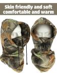 Hunting Face Mask for Cold Weather Winter Hunting Windproof Face Cover Camouflage Balaclava Huntings Face Mask for Winter Huntings and Other Outdoor Sports