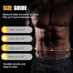 Mostcomtac Belly Band Holster for Men & Women - Comfortable Carry Gun Holster for 9MM and 380 with Breathable Neoprene, Fits Glock 19 17 42 43 43x, Taurus, Ruger LCP, S&W M&P Shield for Most Handguns