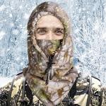 Watayo 2 Pcs Hunting Face Mask for Cold Weather- Winter Camouflage Balaclava Face Mask- Windproof Balaclava Ski Warmer Face Cover for Men Hunting Camping