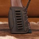 TOURBON Leather Cheek Riser for Rifle Stock Shell Holder Gun Stock Pouch Hunting Accessories (Right)