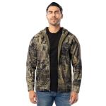 Realtree Men's Performance Bonded Fleece Zip Hoodie, Realtree Timber, X-Large