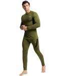 romision Thermal Underwear Long Johns for Men Fleece Lined Base Layer Cold Weather Hunting Gear Bottom and Top Set