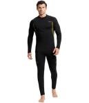 romision Thermal Underwear Long Johns for Men Fleece Lined Base Layer Cold Weather Hunting Gear Bottom and Top Set