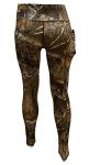 Women's Realtree Edge Full Camo High Waist Leggings for Sports, Yoga, Gym, Lifestyle, Hunting, Fishing, Outdoor Adventures, Full Length, Large