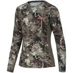 BASSDASH Women’s Camo Hunting Shirt Long Sleeve UPF 50+ Sun Protection Performance Tee Fishing Hiking