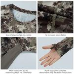 BASSDASH Women’s Camo Hunting Shirt Long Sleeve UPF 50+ Sun Protection Performance Tee Fishing Hiking