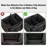 DSLEAF Tactical Gun Range Bag for 4 Handguns, Pistol Shooting Range Bag with 6X Magazine Slots and Extra Pockets for Ammo and Essentials