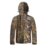 UIIHUNT Hunting Jacket for Men, Quiet Fleece Lined Camo Coat with Hood, Water Resistant, Cold Weather Hunting Clothes (US, Alpha, Large, Regular, Regular, Tree Camo)
