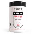 Erez Tactical Gun Cleaning Supplies: 120 Gun Cleaning Wipes, 5"x7" CLP Gun Cleaner Lubricant - Clean, Lubricate, Protect - MIL-PRF-32033 (NATO O-190) Field & Range Gun Cleaning Cloth