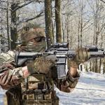 Janmercy 3 Pcs Camouflage Hunting Gloves Beanie and Scarf Set for Men Women Cold Weather Hunting Accessories(Classic Color,Camo)