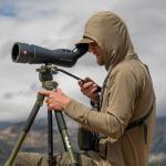 KUIU Gila LS Hoodie - Cooling Sun Protection Shirt for Hot Weather Hunting & Outdoor Activities, UPF 50+, Quick-Dry, Odor Resistant, Lightweight & Breathable Khaki