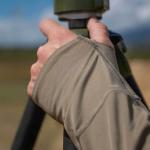 KUIU Gila LS Hoodie - Cooling Sun Protection Shirt for Hot Weather Hunting & Outdoor Activities, UPF 50+, Quick-Dry, Odor Resistant, Lightweight & Breathable Khaki