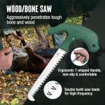 Mossy Oak Field Dressing Kit, 4 Pcs Hunting Knife Set with Portable Sheath, Gut-Hook Skinner, Caping Knife, Wood/Bone Saw, Knife Sharpener, for Deer Hunting, Camping, Perfect Hunting Gifts for Men