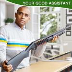 12 Gauge Shotgun Shells Holder Loops,2 Pack Shogun Ammo Holder Side Saddle with Adhensive Back Stickers for Outdoor Hunting Quick Change of Ammunition