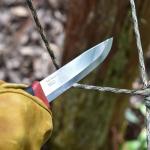 Morakniv Companion Fixed Blade Outdoor Knife with Stainless Steel Blade, 4.1-Inch, Military Green