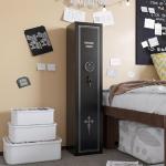 KAER 2-3 Gun Safe, 52''Height Gun Safe for Rifles and Pistols, Metal Safe, Rifle Safes for Home, Gun Safes with Adjustable Gun Rack