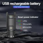 DARKFANG Tactical Flashlight and Green Laser Light Combo 1500 Lumen for Shotgun/Pistol Light with Momentary/Strobe Function for 1913 Picatinny Rail