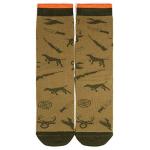 Lavley I'd Rather Be Hunting - Novelty Socks, Funny Fishing and Hunting Socks for Men, Comfortable Cotton Blend, Fun & Crazy Boot Style, Funny Gift for Men Size 6-13