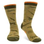 Lavley I'd Rather Be Hunting - Novelty Socks, Funny Fishing and Hunting Socks for Men, Comfortable Cotton Blend, Fun & Crazy Boot Style, Funny Gift for Men Size 6-13