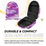 TradeSmart All-in-One Shooting Ear Protection - Comfort+ NRR 28 Earmuffs, Glasses & Earplugs + Carry Case