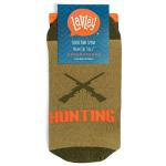 Lavley I'd Rather Be Hunting - Novelty Socks, Funny Fishing and Hunting Socks for Men, Comfortable Cotton Blend, Fun & Crazy Boot Style, Funny Gift for Men Size 6-13