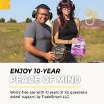 TradeSmart All-in-One Shooting Ear Protection - Comfort+ NRR 28 Earmuffs, Glasses & Earplugs + Carry Case