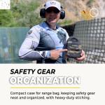 TradeSmart All-in-One Shooting Ear Protection - Comfort+ NRR 28 Earmuffs, Glasses & Earplugs + Carry Case
