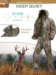 NEW VIEW Camo Hunting Clothes for Men,Quiet Warm Hunting Jacket and Pants,Water Resistant Hunting Suit for Deer Duck Bow Hunt