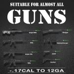 Bore Sight Laser Professional Green Laser Bore Sight Kit with 32 Adapters fit 0.17 to 12GA Calibers, Multiple Caliber Green Bright Bore Sighter Laser Powerful Support for All Gun, Rifle, Pistol