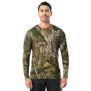 Realtree Men's Long Sleeve Performance Shirt, Realtree APX, X-Large