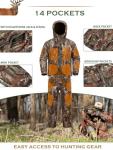 NEW VIEW Camo Hunting Clothes for Men,Quiet Warm Hunting Jacket and Pants,Water Resistant Hunting Suit for Deer Duck Bow Hunt