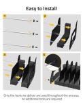 CVLIFE Pistol Rack for Gun Safe Foam Indoor Pistol Rack Handgun Stand for Gun Cabinet Accessories Storage Organizer 6 Slots
