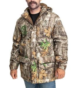 Realtree Men's Edge Camo Insulated Hunting Parka - Waterproof Winter Jacket M