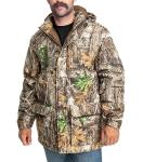 Realtree Men's Edge Camo Insulated Hunting Parka - Waterproof Winter Jacket M