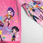 Girls Hoodies Demon Hunters Sweatshirts K Pop Fashion Cute Cartoon Graphic Rumi Mira Zoe Long Sleeve Zipper Jacket Hoodied Hot Pink