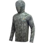Palmyth Hunting Hoodie with Mask for Men Long Sleeve Sun Protection UV UPF 50+ Camo Fishing Shirts (Camo-1, XL)