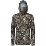 BASSDASH UPF 50+ Men’s Hunting Shirts with Mask Long Sleeve Camo Fishing Hoodie