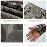 BASSDASH UPF 50+ Men’s Hunting Shirts with Mask Long Sleeve Camo Fishing Hoodie