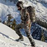 TIDEWE Hunting Pants Heated for Men with Battery Pack, Water Resistant Rechargeable Heating Pants, Warm Heated Pants with Elastic Waist for Hiking Trekking Skiing Ice Fishing (Next Camo G2, L)